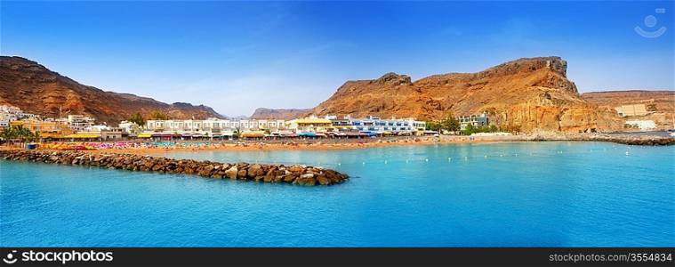 Gran canaria puerto de mogan beach in Canary Islands