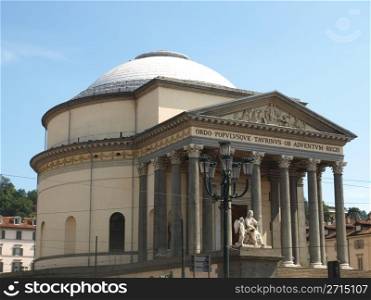Gran Madre church, Turin. Church of La Gran Madre in Turin, Italy - useful as a background