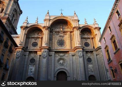 Granada, Andalusia, Spain, Pasiegas square, Cathedral