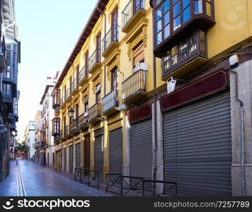 Granada Realejo downtown district in Spain at Andalusia