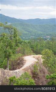 Grand Canyon Capital of Thailand. Attractions in Mae Hong Son province in the wild.