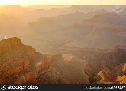 Grand Canyon landscape at sunrise, Arizona, USA