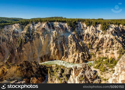 Grand Canyon of Yellowstone National Park, Wyoming, USA