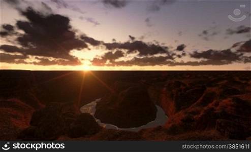 Grand Canyon timelapse sunrise