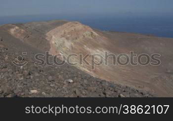 Grand crater Vulcano, Italy