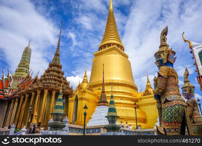 Grand Palace complex landmark in Bangkok, Thailand. Grand Palace, Bangkok, Thailand