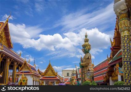 Grand Palace complex landmark in Bangkok, Thailand. Grand Palace, Bangkok, Thailand