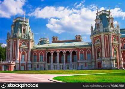 Grand Palace in Tsaritsyno, Moscow, Russia, East Europe