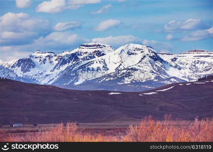 Grand Teton National Park, Wyoming, USA. Instagram filter.