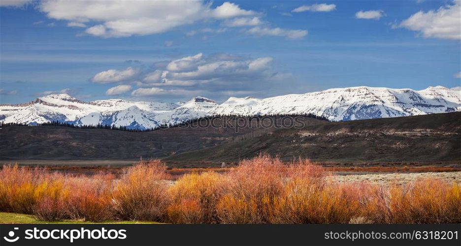 Grand Teton National Park, Wyoming, USA. Instagram filter.