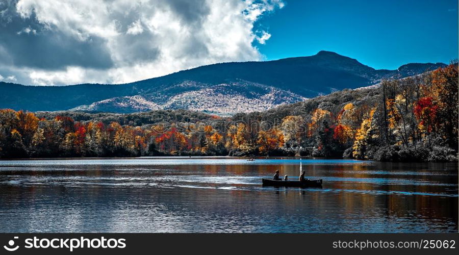 Grandfather Mountain Sunrise Reflections on Julian Price Lake in the Blue Ridge Mountains of Western North Carolina