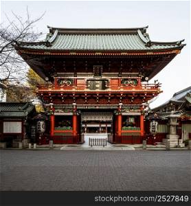grandiose traditional japanese wooden temple