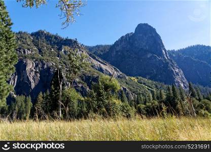 Granite Cliffs in Yosemite National Park