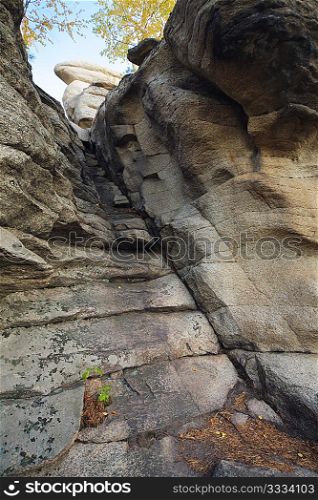 granite rock closeup view