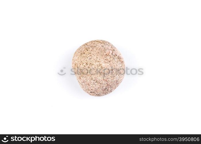 Granite stone isolated over the white background