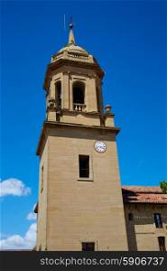 Granon church in The way of Saint James in La Rioja Logrono