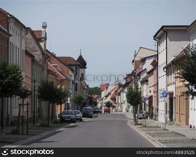 Gransee, county Oberhavel, state Brandenburg, Germany - Rudolf-Breitscheid-Street