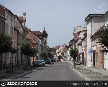 Gransee, county Oberhavel, state Brandenburg, Germany - Rudolf-Breitscheid-Street