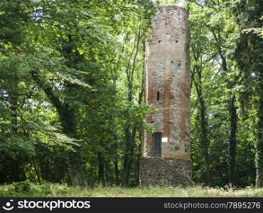 Gransee-Warte. Watch-tower in the city forest. The watch-tower dates from the 15th century and was part of the medieval fortifications