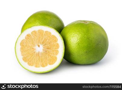 Grapefruit citrus fruit isolated on white background. Grapefruit citrus fruit