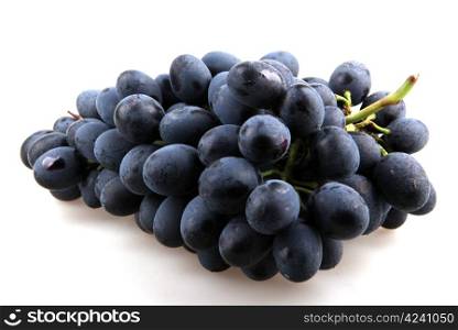 Grapes isolated on white background.