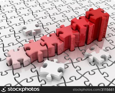 Graph from puzzle. 3d