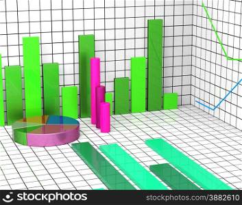 Graph Report Representing Commerce Finance And Trading