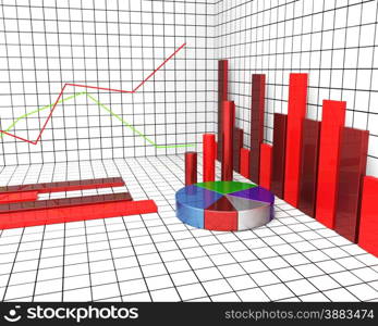 Graph Report Showing Statistical Information And Statistics