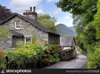 Grasmere village, the Lake District, Cumbria, England.