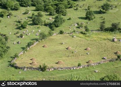 Grassland on the hillside - Russia, North Caucasus