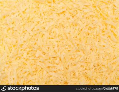 Grated cheese as a background