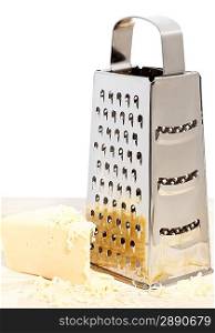 Grater with cheese