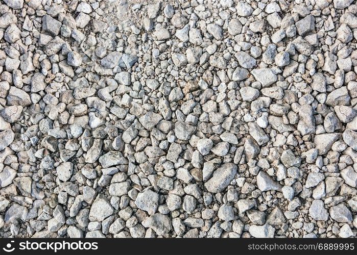 Gravel stone isolated texture