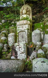 graveyard in Chion-in temple garden, Kyoto, Japan. Chion-in temple garden graveyard, Kyoto, Japan