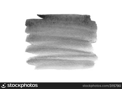 Gray abstract background in watercolor