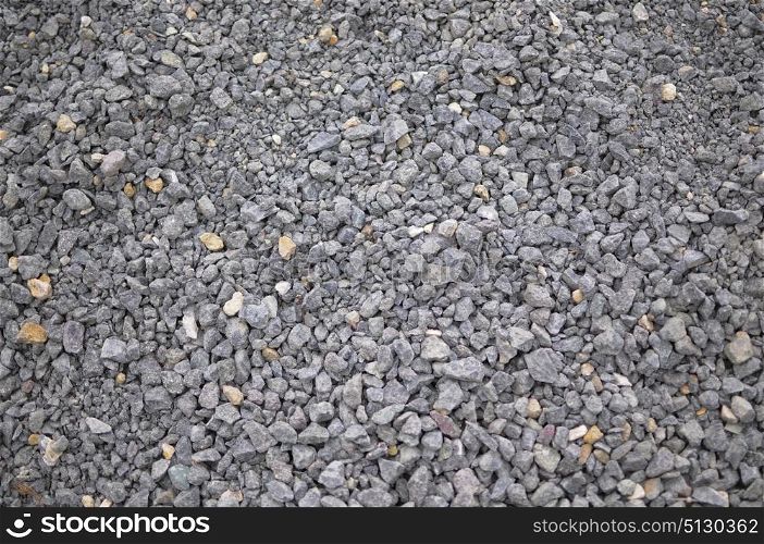 Gray background from gravel