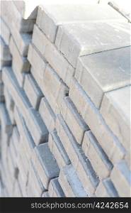 gray bricks