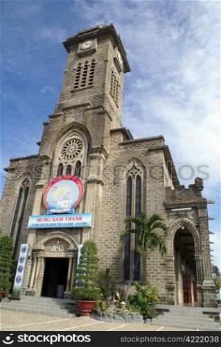 Gray cathedral in Nha Trang, Vietnam