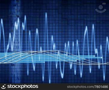 great abstract background audio or sound wave image