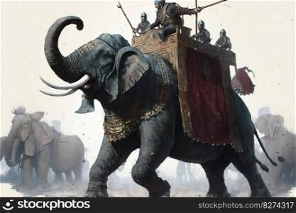 great ancient general hannibal barca created by generative AI