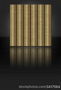 great background of rows of coins