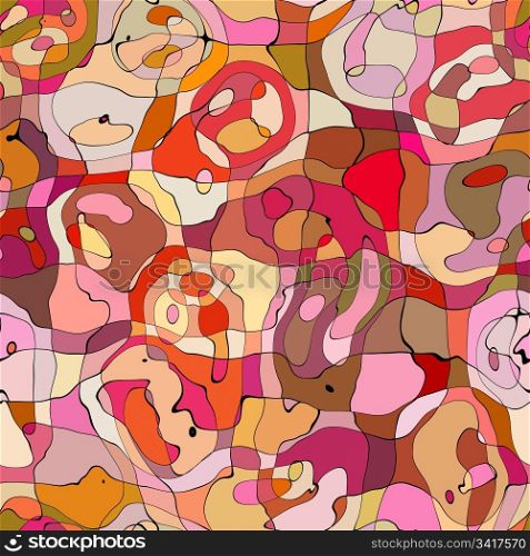 great bright and colourful abstract art image representing crowded and busy