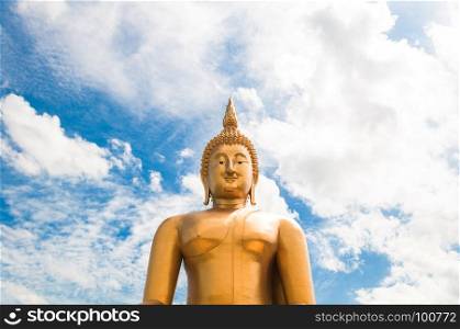 Great Buddha Statue, Ang Thong province. The biggest in Thailand