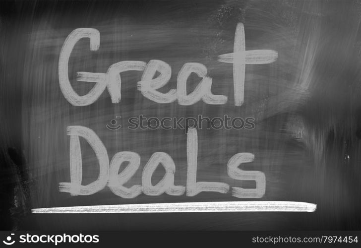 Great Deals Concept