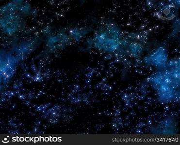 great image of a starry sky with nebula. space nebula