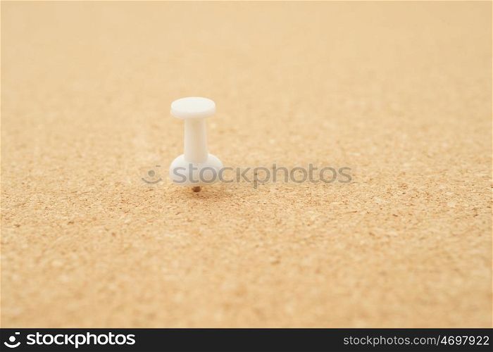 great image of a thumb pin on a corkboard