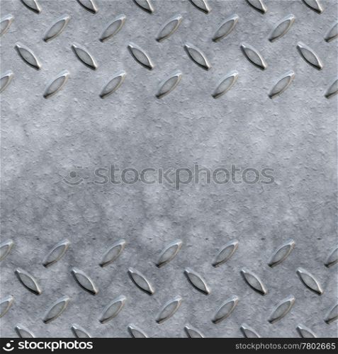 great image of diamond or checker plate with copy space