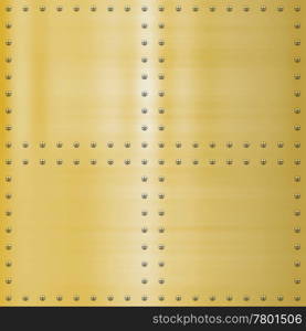 great image of shiny gold plate background