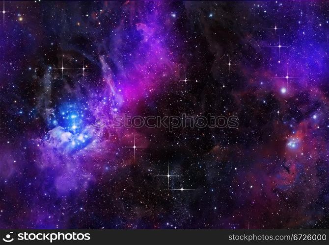 great image of stars in deep or outer space
