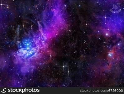 great image of stars in deep or outer space